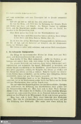 6. Die bekennende Schulgemeinde