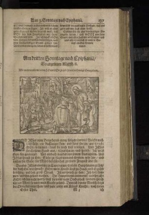 Am dritten Sonntage nach Epiphaniä/ Evangelium Matth.8.