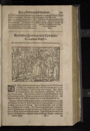 Am dritten Sonntage nach Epiphaniä/ Evangelium Matth.8.