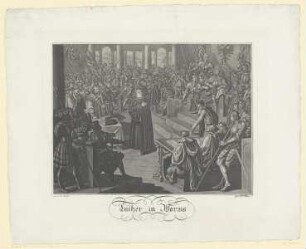 Martin Luther auf dem Reichstag zu Worms