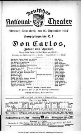 Don Carlos, Infant von Spanien