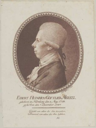 Bildnis des Eibert Heinrich Gottlieb Merkel