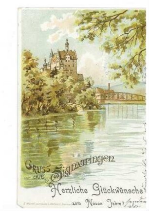 Schloss Sigmaringen und Donau