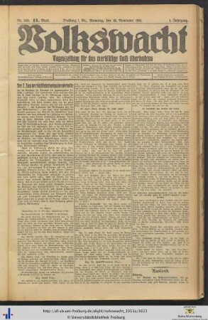 18.11.1911 (II. Blatt)