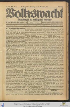 18.11.1911 (II. Blatt)