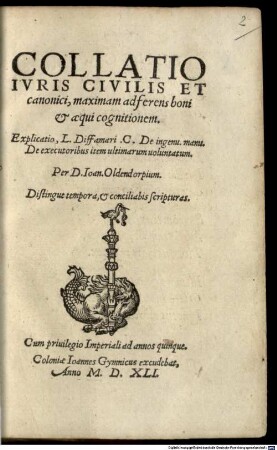 Collatio Iuris Civilis et Canonici
