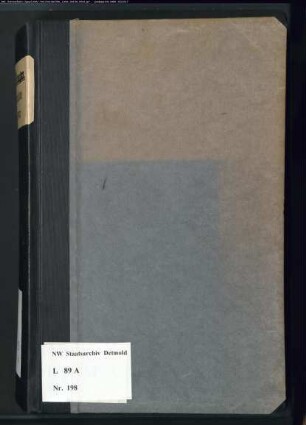 Gogerichtsregister Vogtei Langenholzhausen