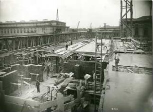 Bestelmeyer, German; München; Technische Hochschule (TH) - Baustellenfoto