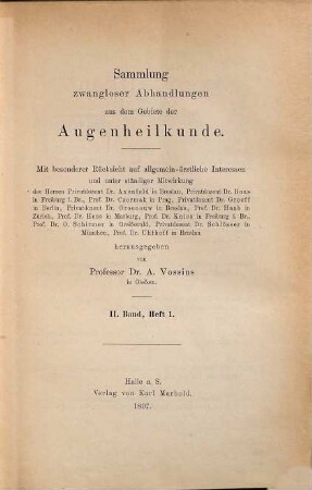 Die Pathologie des Farbensinnes : eine klinische Studie