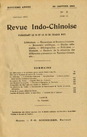 30 Janvier 1905. No 2