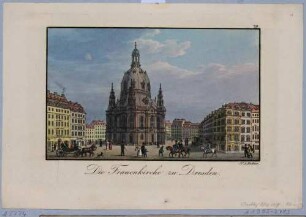 Dresden, die Frauenkirche auf dem Neumarkt