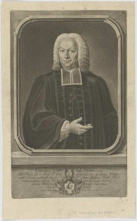 Bildnis des Carolus Gottlob Hofmann