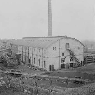 Fabrikgebäude, Ansicht : Technikgeschichte | Technologie | Gewinnung und Verarbeitung von Braunkohle | Teerschwelerei | Pfännerschaft Halle (Saale)