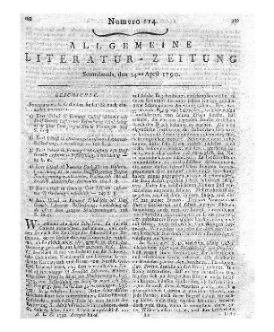 [Berch, C. R.]: Kort Utkast til Drotning Christinas lefvernes-beskrifning i Anledn. af ... Skåde-Penningar. Stockholm: Carlbohm 1788