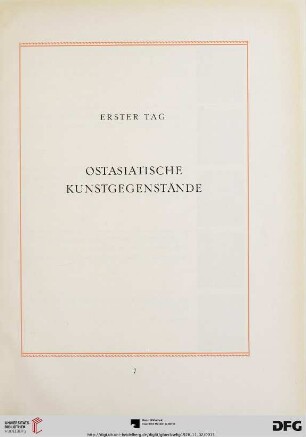 Ostasiatische Kunstgegenstände (Nr. 1-50)
