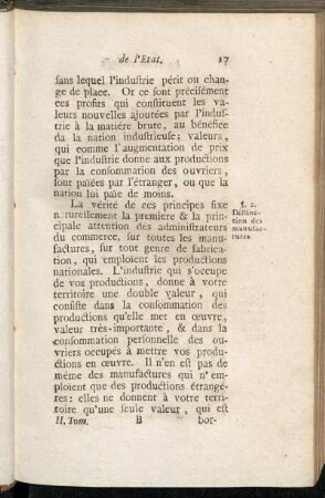 §. 2. Distinction des manufactures.