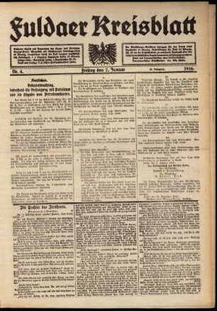 Ausgabe vom Freitag, den 07. Januar 1916.