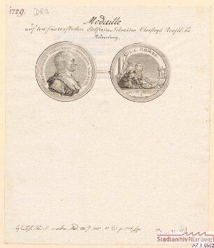 Medaille auf Christoph Dorsch, Edelsteinschneider