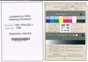 Entnazifizierung Heinrich Bussmann , geb. 30.08.1880 (Stadtamtmann)