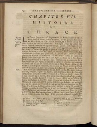 Chapitre VII. Histoire de Thrace.