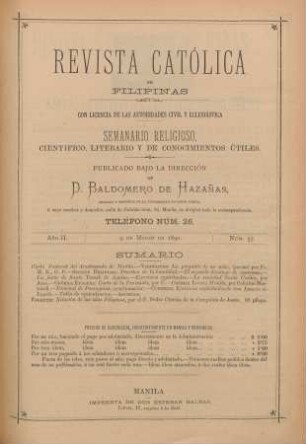 Ano II. 9 de Marzo de 1890, Núm. 57