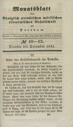 No 10-12. October bis December 1841.