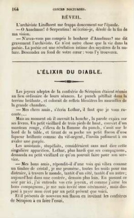 L'élixir du diable