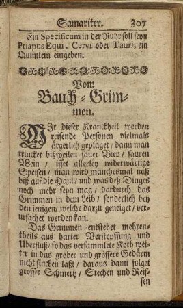 Vom Bauch-Grimmen.