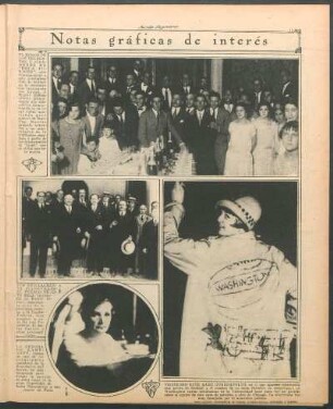 Notas gráficas de interés [Fotografías]