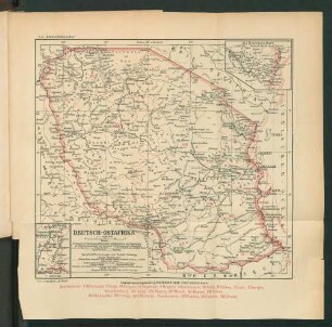 Deutsch - Ostafrika 1 : 5 000 000