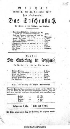 Das Taschenbuch