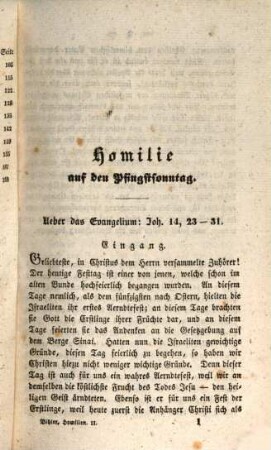 Homilien auf alle Sonntage und Feste des Kirchenjahres, 2