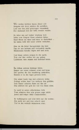 Wir wollen leichten fusses dieser zeit
