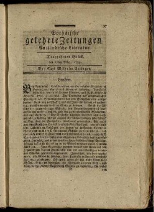 Dreyzehntes Stück, den 27ten März, 1789.