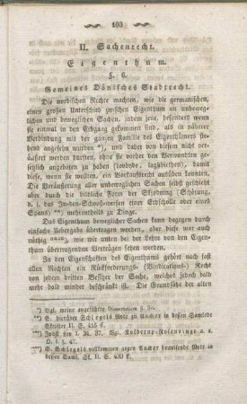II. Sachenrecht.