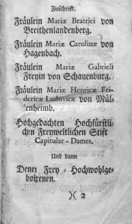 Zuschrift.