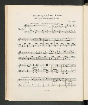 Erinnerungen an Josef Strauss.
