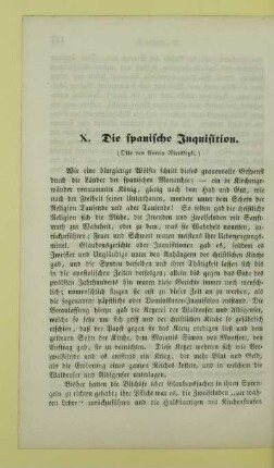 X. Die spanische Inquisition
