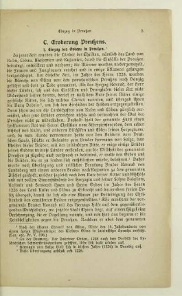 C. Eroberung Preußens