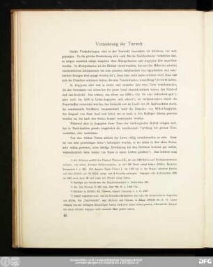 Veränderung der Tierwelt.