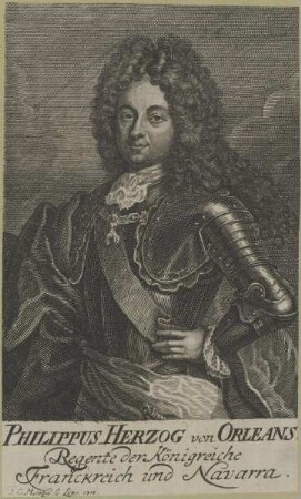 Bildnis des Philippus, Regent von Frankreich