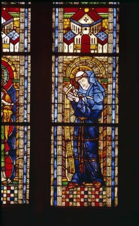 Fenster n II (unteres Nordostfenster) — Rechte Bahn — Der heilige Franziskus