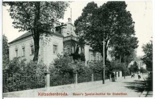 Radebeul. Kötzschenbroda - Bauers Spezialinstitut f. Diabetiker