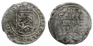 2 Schilling Lübsch, Hzgl. Schleswig-Holstein-Gottorpische Linie, Christian Albrecht (1659 - 1694)