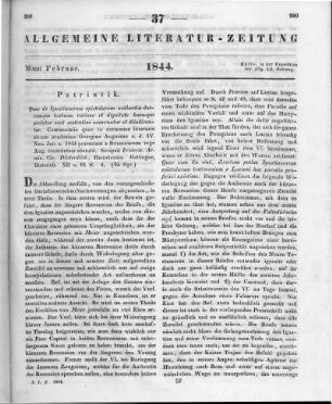 Düsterdieck, F. H. C.: Quae de Ignatianarum epistolarum authentia duorumque textuum ratione et dignitate hucusque prolatae sunt sententiae enarrantur et dijudicantur. Göttingen: Dieterich 1843