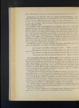 27.4. Automatische Steuerung des Maschinenlaufs.