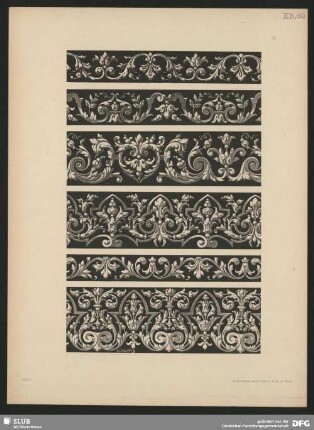 Decorations-Motive zum allgemeinen Gebrauch. Bordüren mit Arabesken