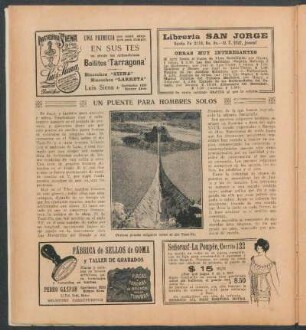 Un puente para hombres solo