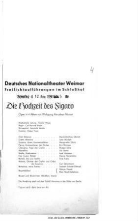Die Hochzeit des Figaro