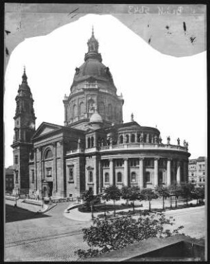 Budapest. Basilika St. Stephan (1851/1905) : Budapest. Sankt-Stephans-Basilika (Baubeginn 1851; József Hild, Fortführung Miklós Ybl, Vollendung 1905; József Kauser, Skulpturen von Leo Feßler)